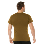 Mens Solid Color 100 Percent Cotton T-Shirt