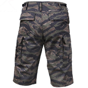 Mens Long Length Camo BDU Short