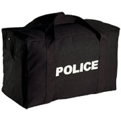 Canvas Large Police Logo Gear Bag