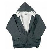 Mens Heavyweight Sherpa Lined Zippered Sweatshirt