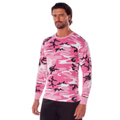 Mens Long Sleeve Camo T-Shirt