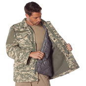 Mens M-65 Camo Field Jacket