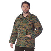 Mens M-65 Camo Field Jacket