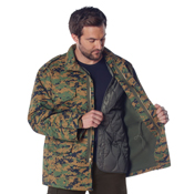 Mens M-65 Camo Field Jacket