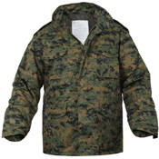Mens M-65 Camo Field Jacket