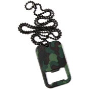 Dog Tag Bottle Opener with Chain
