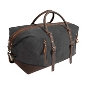 Extended Cotton Canvas Weekender Bag