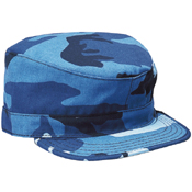 Ultra Force Sky Blue Camo Fatigue Cap
