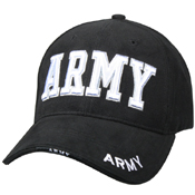 Deluxe Army Embroidered Low Profile Insignia Cap