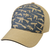 Deluxe Khaki Guns LoW Profile Insignia Cap