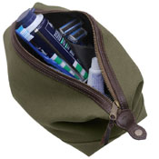 Canvas and Leather Travel Kit