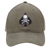 Black Ink Death Spade Low Profile Insignia Cap