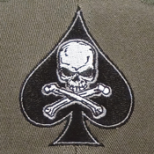 Black Ink Death Spade Low Profile Insignia Cap