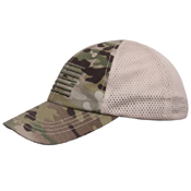 Tactical Mesh Back Cap with Embroidered US Flag