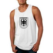 German Bundeswehr Custom Printed White Tank Top