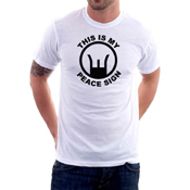 This Is My Piece Sign Custom Printed T-shirt