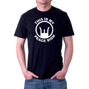 This Is My Piece Sign Custom Printed T-shirt