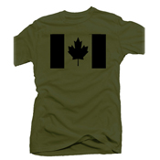 Canada Flag Custom Printed T-shirt