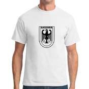 German Bundeswehr White Custom Prunted T-Shirt