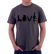 Love Weapons Custom Printed T-Shirt