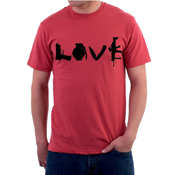 Love Weapons Custom Printed T-Shirt