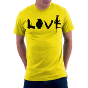 Love Weapons Custom Printed T-Shirt