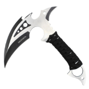 Stonewashed Blade Fantasy Axe w/Sheath