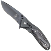 Buckshot 7.5'' Marble Handle Assisted Folding Knife