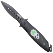 Anarchy 8'' Skull Folding Knife