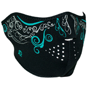 Half Mask Neoprene Glow in the Dark Venetian