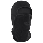 Balaclava Fleece Hook and Loop Closure Black